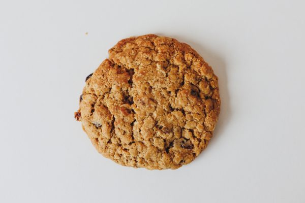 Vegan Koek Havermout Rozijnen cookie - Doos met 30 stuks - Afbeelding 2